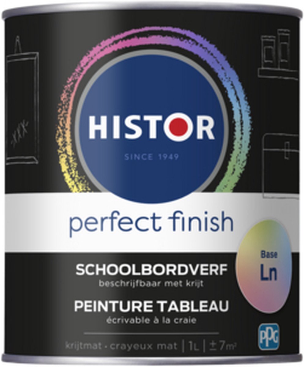Histor Perfect Finish Schoolbordverf 1L Alle Kleuren