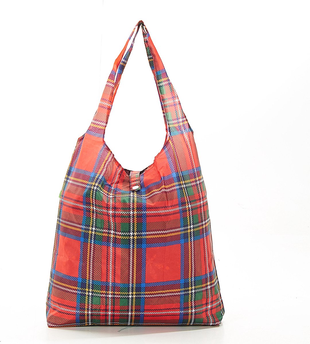 Eco Chic - Foldaway Shopper - A34RD - Red - Tartan