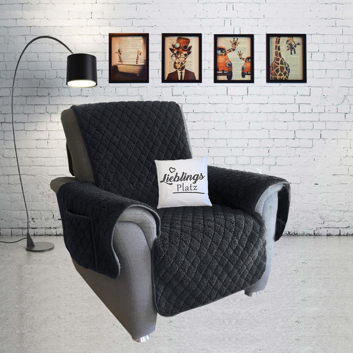 Antislip fauteuil stoelhoes bankhoes, omkeerbare fauteuil bankhoes met