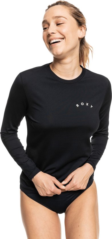 Foto: Roxy uv zwemshirt voor dames enjoy waves longsleeve antractiet maat s 36 