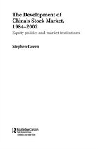 Routledge Studies on China in Transition - The Development of China's Stockmarket, 1984-2002