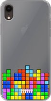 6F hoesje - geschikt voor iPhone Xr - Transparant TPU Case - Tetris #ffffff