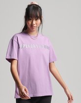 Superdry Dames tshirt Core Logo Linear T-shirt met losse pasvorm