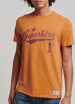 Superdry Heren tshirt Vintage Collegiate T-shirt met geschreven tekst