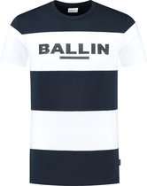 Ballin Amsterdam -  Heren Regular Fit    T-shirt  - Blauw - Maat XL