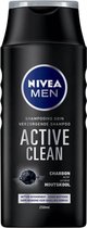 Nivea Shampoo Men – Active Clean , 250 ml - 1 stuks