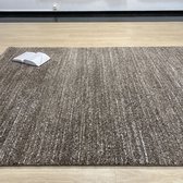 Taupe Tapijt Dik Laagpolig Vloerkleed Koho Zen Premium Feeling Gespikkeld - 120x170cm- Modern - Woonkamer - Salon - Slaapkamer - Eetkamer