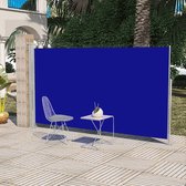 vidaXL Uittrekbaar wind-/zonnescherm 160x300 cm blauw