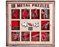 Eureka - Eureka! 10 Metalen Puzzels Rode Editie