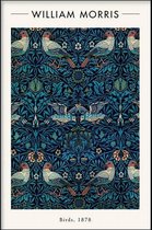 Walljar - William Morris - Birds - Muurdecoratie - Poster