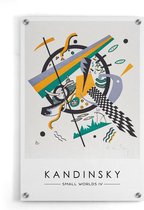 Walljar - Wassily Kandinsky - Kleine Welten IV - Muurdecoratie - Plexiglas schilderij