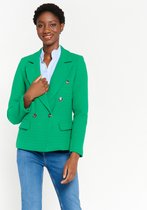 LOLALIZA Tweed blazer - Groen - Maat 40