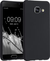 kwmobile telefoonhoesje voor Samsung Galaxy A3 (2016) - Hoesje voor smartphone - Back cover in mat zwart