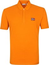 Napapijri - Polo Ebea Oranje - Modern-fit - Heren Poloshirt Maat M
