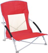 JEMIDI Lichtgewicht Inklapbare Draagbare Strandstoel - Opvouwbare Campingstoel met Draagtas - Ademend en Comfortabel