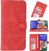 Wicked Narwal | Wallet Cases Hoesje voor Samsung Samsung Galaxy A22 4G Rood