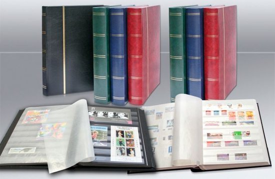 Koop Insteekboek - Zwart - A4 - 64 zwarte bladzijden - Leder