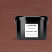 Betonlook verf - Rood - KV-38-Tartare - 2 liter