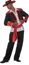Wilbers & Wilbers - Spaans & Mexicaans Kostuum - Rood Zwarte Flamenco Stierenvechter Don Miguel De Castanguelas - Man - Rood, Zwart - Maat 60 - Carnavalskleding - Verkleedkleding