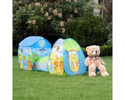 Ballenbak MET Speeltent EN Speeltunnel - Ballenbak Speeltent - Baby - Peuter - Speeltent voor kinderen - Ballentent Popup