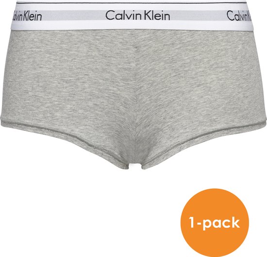Calvin Klein dames Modern Cotton hipster slip - boyshort - grijs - Maat: XL