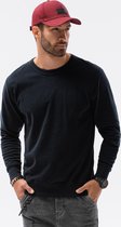 Ombre - heren sweater zwart - B1146-02
