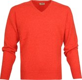 William Lockie - Pullover Lamswol V Inferno - Maat L - Regular-fit