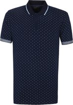 Scotch and Soda - Polo Pique Donkerblauw - L - Modern-fit