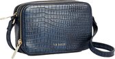 Ted Baker Stina Croc Effect Camera Bag Navy