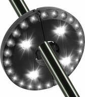 Meden® Knijplamp - Campinglamp - Buitenverlichting - Tuin & Parasol Verlichting - Tent Lamp - 28 LED - Camperen - 4 Lichtstanden