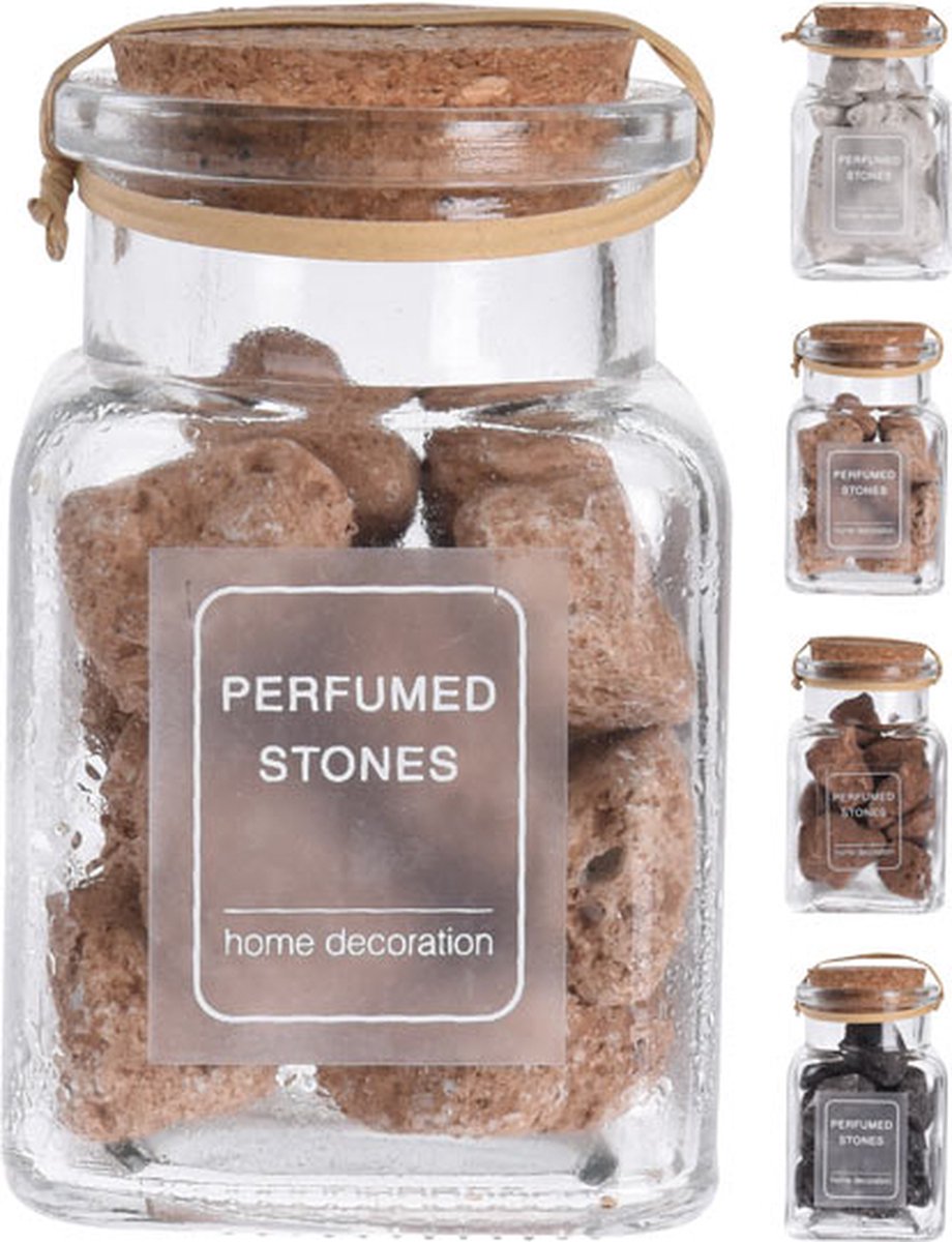 Geurstenen in glas Cinnamon 180gr.