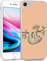 iMoshion Design hoesje voor de iPhone SE (2020) / 8 / 7 - Serious Request - Watercolour luiaard