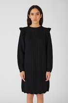 Object Jurk Objportia Knit Dress Pb11 23037400 Black Dames Maat - XS