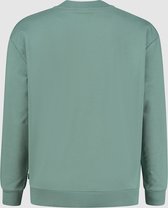 Purewhite -  Heren Relaxed Fit   Sweater  - Groen - Maat L