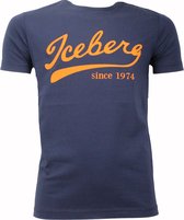 Iceberg T-Shirt Jersey Navy - XXL