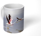 Mok - Vliegende flamingo's - 350 ML - Beker