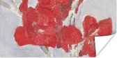 Affiche Glaïeul rouge - Piet Mondrian - 40x20 cm