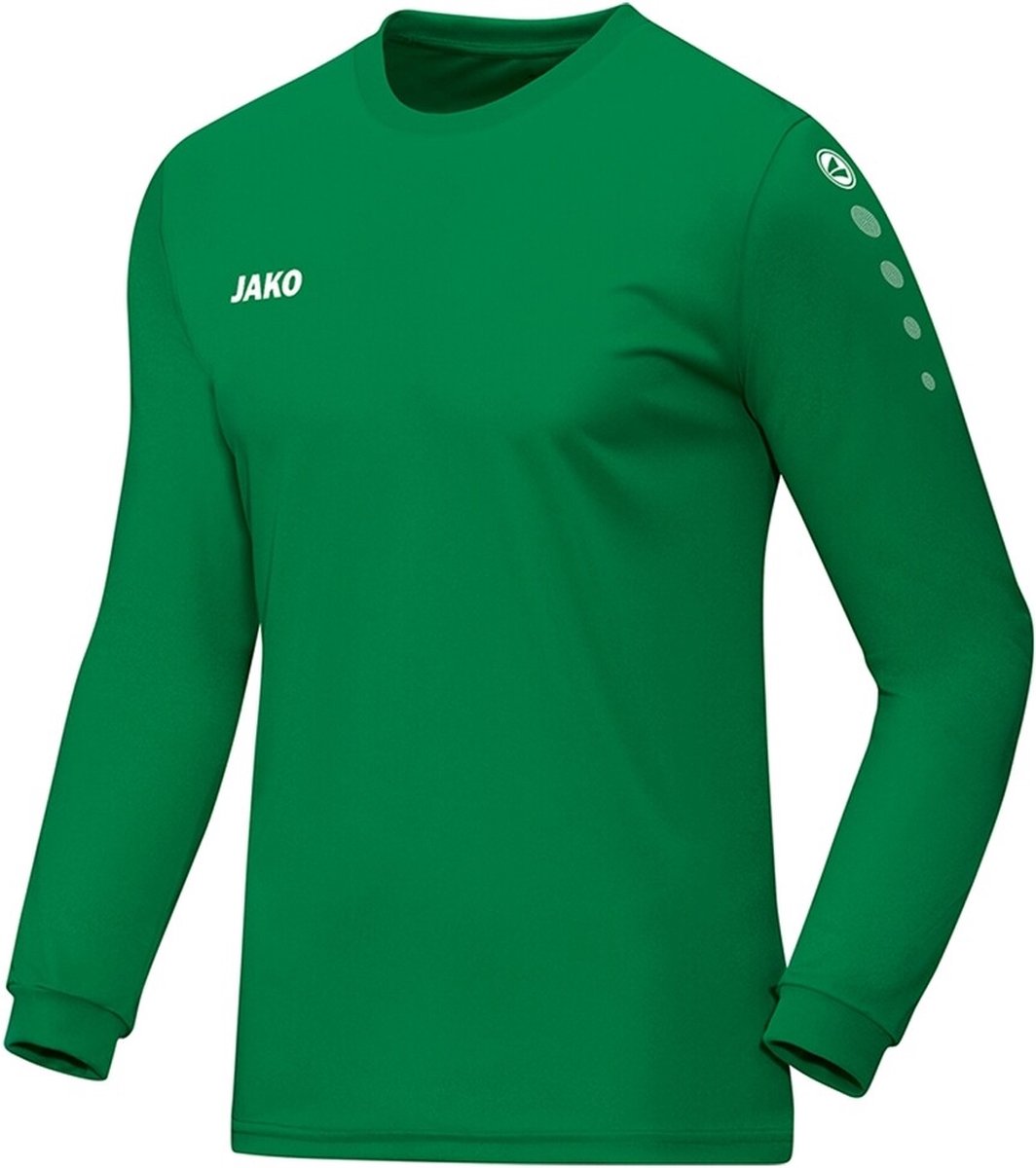 Jako - Shirt Team LS Junior - Voetbalshirts Kinder - 128 - Groen