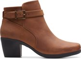 Clarks Dames Un Lindel Lo - D010411 - 4 - dark tan oily - maat 3