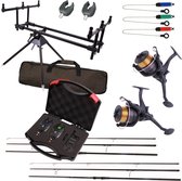 Ultimate Adventure Carp II Set met 3-delige hengels | Karper set