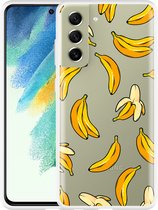 Hoesje Geschikt voor Samsung Galaxy S21 FE Banana