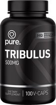 PURE Tribulus - 100 V-Caps - 500mg Tribulus Terrestris - kruidenextract - vegan capsules