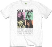 The Beatles Heren Tshirt -L- 3 Savile Row Wit