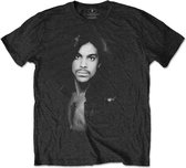 Prince - Leather Jacket Heren T-shirt - L - Zwart
