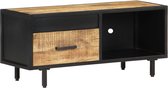 Decoways - Tv-meubel 90x30x40 cm ruw mangohout