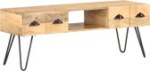 Decoways - Tv-meubel 120x35x45 cm massief mangohout