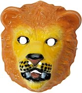 Carnival Toys Verkleedmasker Leeuw Pvc Geel/oranje One-size