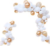 Ballonnenboog (Wit-Goud)- PartyPro.nl