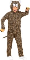 FUNIDELIA Luipaard kostuum - Luipaard Onesie voor kinderen - Maat: 135 - 152 cm