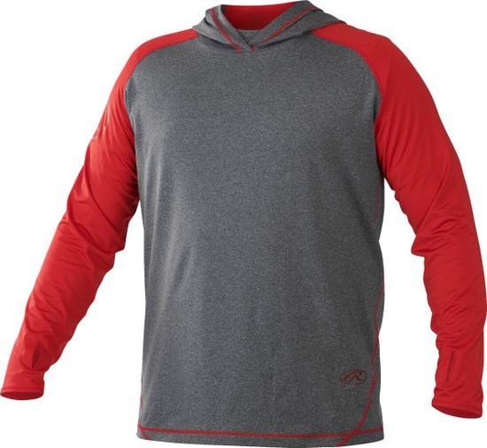 Rawlings HLWH Lightweight Hoodie L Scarlet